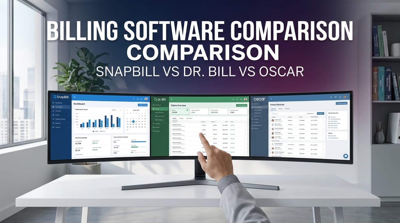 OHIP Billing Software Comparison: SnapBill vs Dr. Bill vs OSCAR (2026)